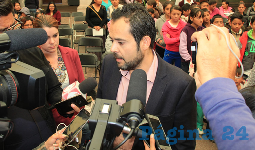 Ulises Mejía Haro, presidente municipal de Zacatecas (Foto Rocío Castro)