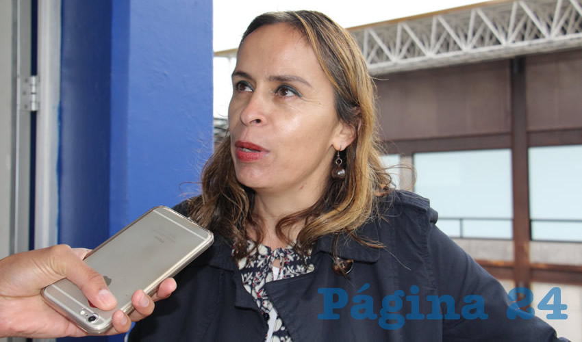 Imelda Ortiz Medina, directora de la Unidad Académica de Economía de la Universidad Autónoma de Zacatecas (UAZ) (Foto Merari Martínez)