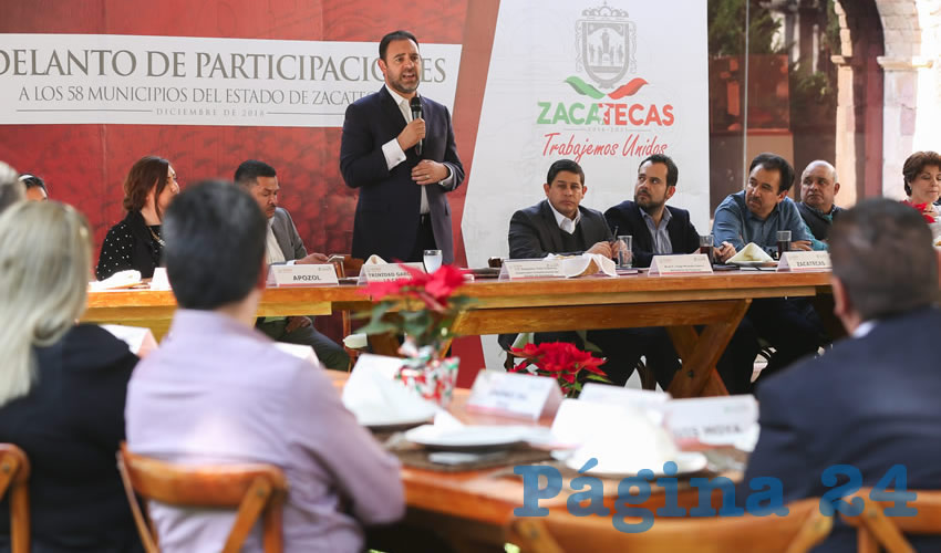 Adelanta Gobernador a 49 municipios casi 300 mdp por concepto de participaciones federales y fondo de estabilización financiera