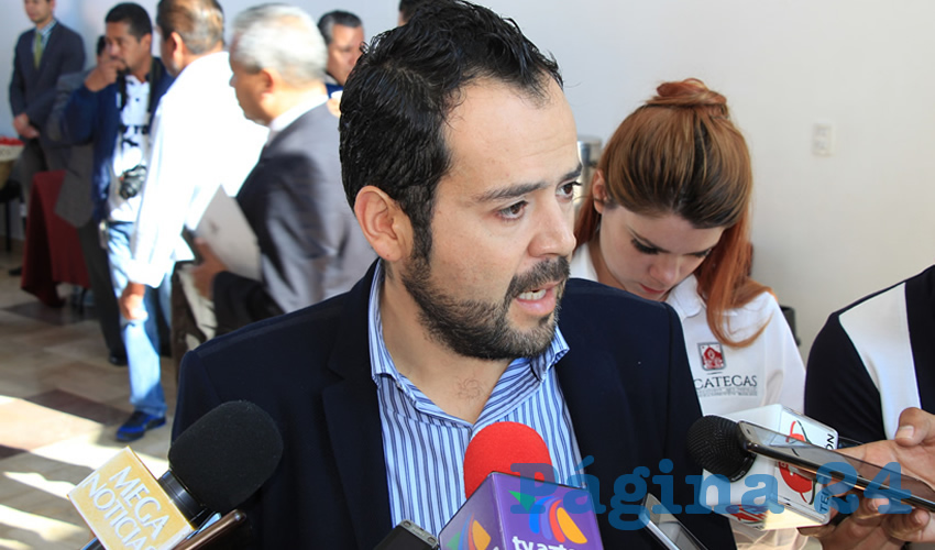 Ulises Mejía Haro, presidente municipal de Zacatecas (Foto Rocío Castro
