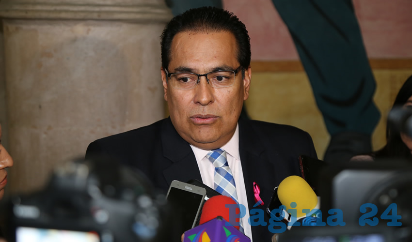 Juan Guillermo Alaniz de Le&oacute;n, diputado presidente de la Comisi&oacute;n de Justicia del Congreso del Estado