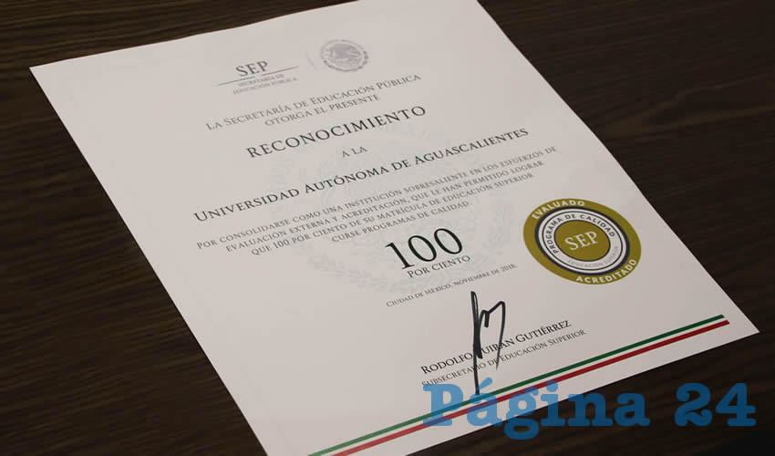 Nuevamente la Universidad Autónoma de Aguascalientes demuestra su compromiso con la calidad académica