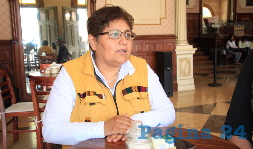 María Elena Ortega Cortés (Foto: Rocío Castro Alvarado)