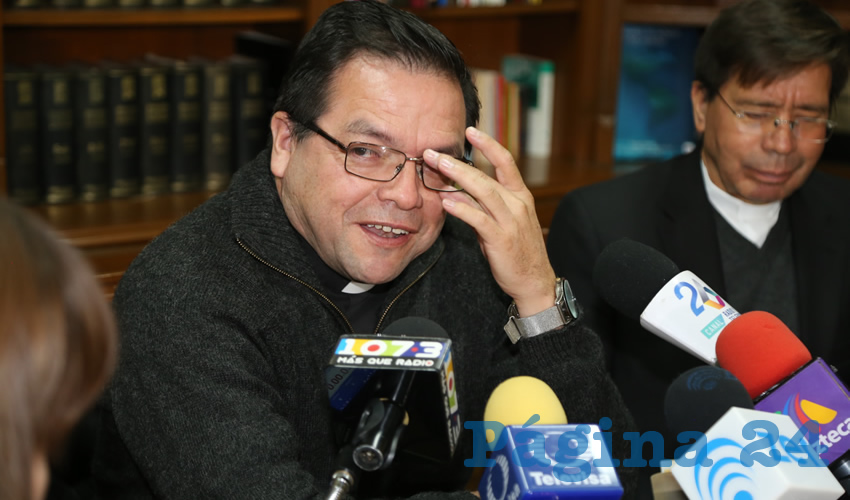 Javier Cruz Mu&ntilde;oz, vicario de la Di&oacute;cesis de Aguascalientes (Foto: Eddylberto Lu&eacute;vano Santill&aacute;n)