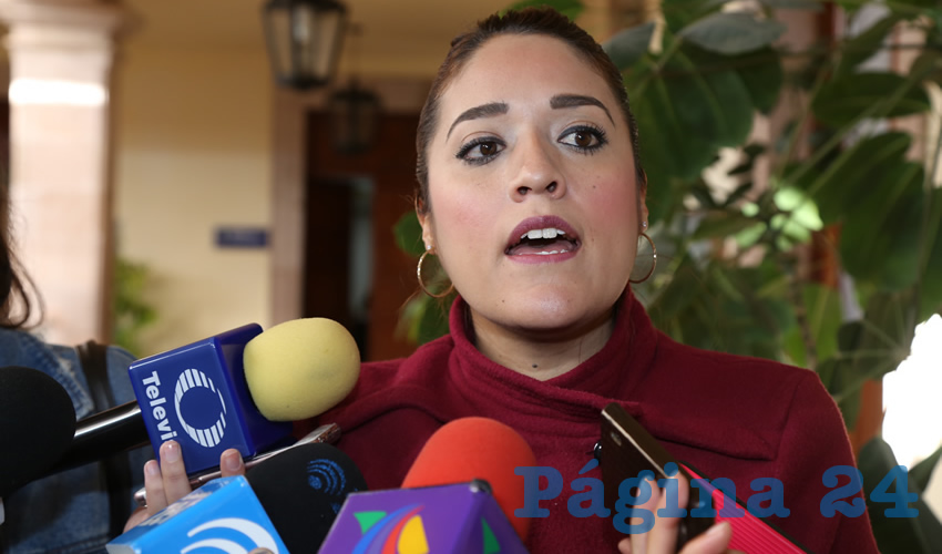 Jennifer Kristel Parra Salas, delegada regional del Gobierno Federal en el Municipio de Aguascalientes (Foto: Eddylberto Luévano Santillán)