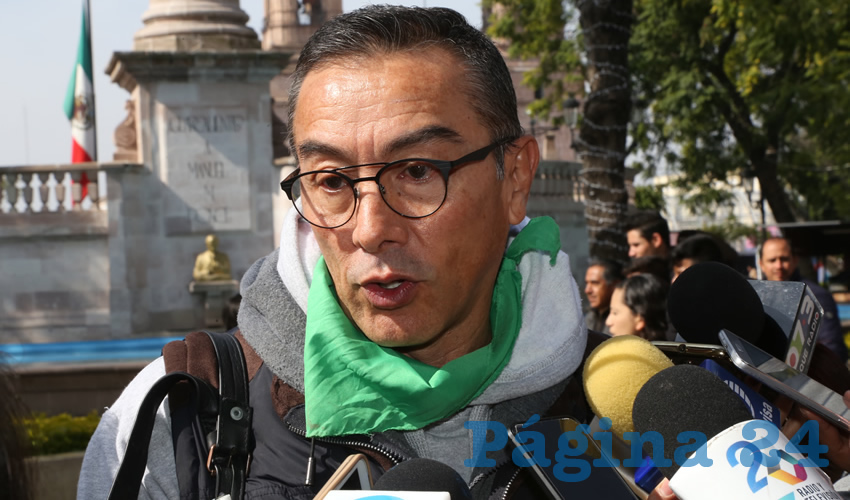 Julián Elizalde Peña, presidente del Colectivo SerGay (Foto: Eddylberto Luévano Santillán)