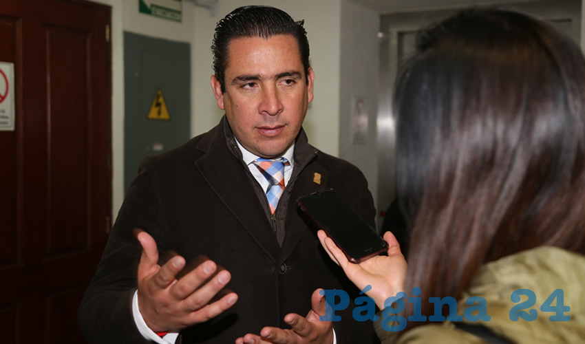 Gustavo Alberto Báez Leos, diputado local (Foto: Eddylberto Luévano Santillán)