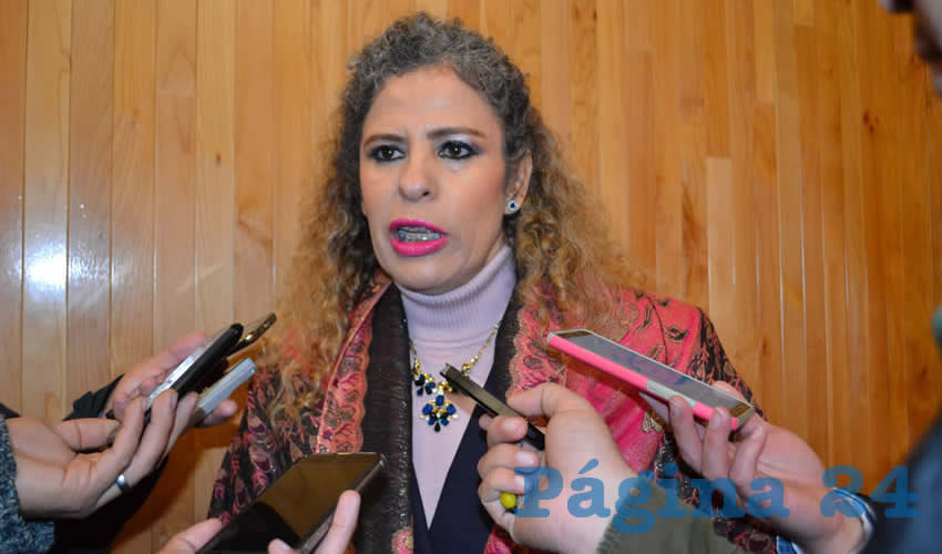 La titular de la Secretaría de la Función Pública (SFP), Paula Rey Ortiz Medina (Foto: Merari Martínez)