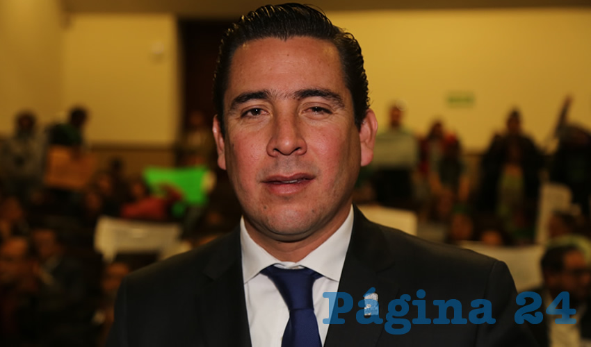 Gustavo Alberto B&aacute;ez Leos, diputado local (Foto: Eddylberto Lu&eacute;vano Santill&aacute;n)