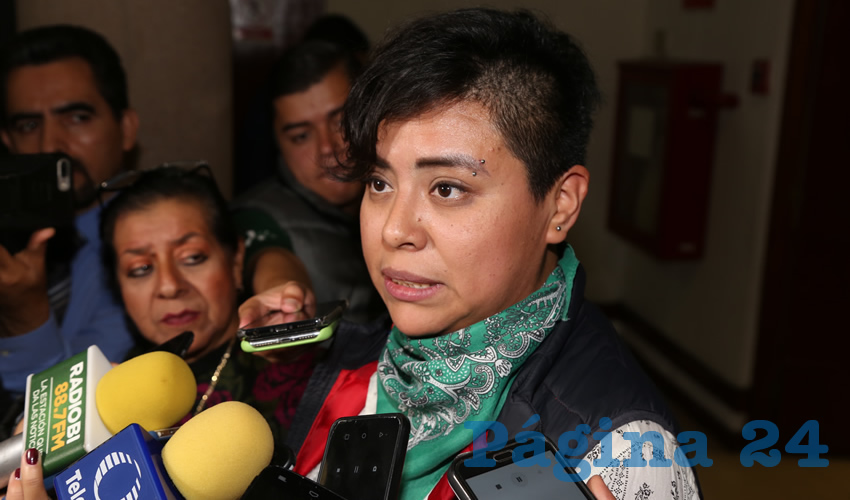 Mariana Ávila Montejano, coordinadora del Observatorio de Violencia Social y de Género de Aguascalientes (Foto: Eddylberto Luévano Santillán)