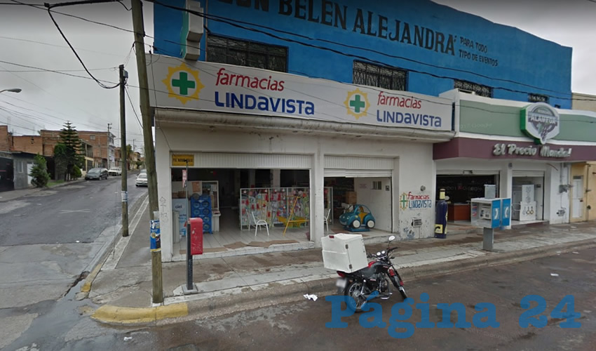 La sucursal de la Farmacia Lindavista, situada en avenida Mariano Hidalgo