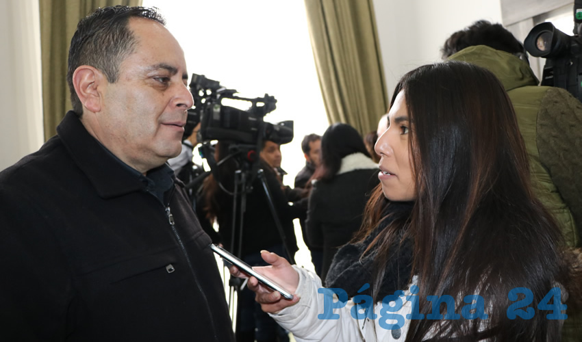 Antonio Caldera Alanís, titular de la Dirección Estatal de Protección Civil (Foto Rocío Castro)