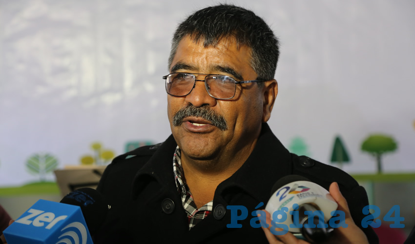 Sergio Marín Reyes, jefe del Departamento de Telebachilleratos Comunitarios (Foto: Eddylberto Luévano Santillán)
