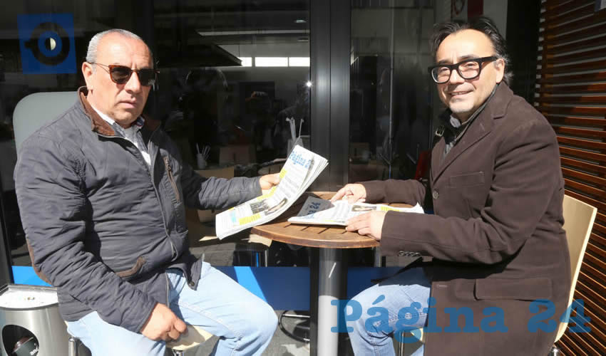 En Café Punta del Cielo departieron Eduardo Tavera Hernández y Juan Manuel Gómez Morales, diputado local