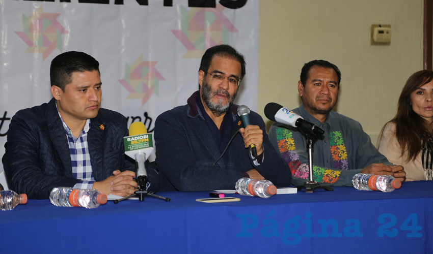 René Juvenal Bejarano Martínez, presidente de la asociación civil Movimiento Nacional por la Esperanza (Foto: Eddylberto Luévano Santillán)