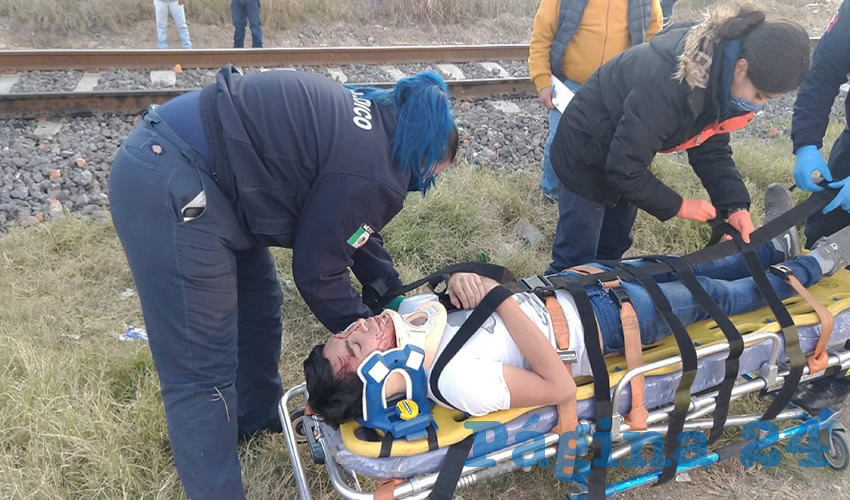 José Enrique Rodríguez Medina, previo a ser trasladado a un hospital
