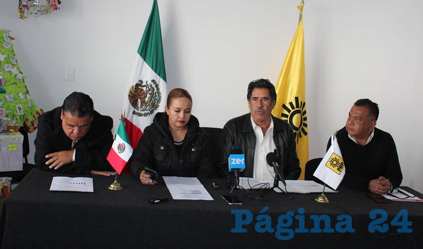 Rueda de prensa del PRD