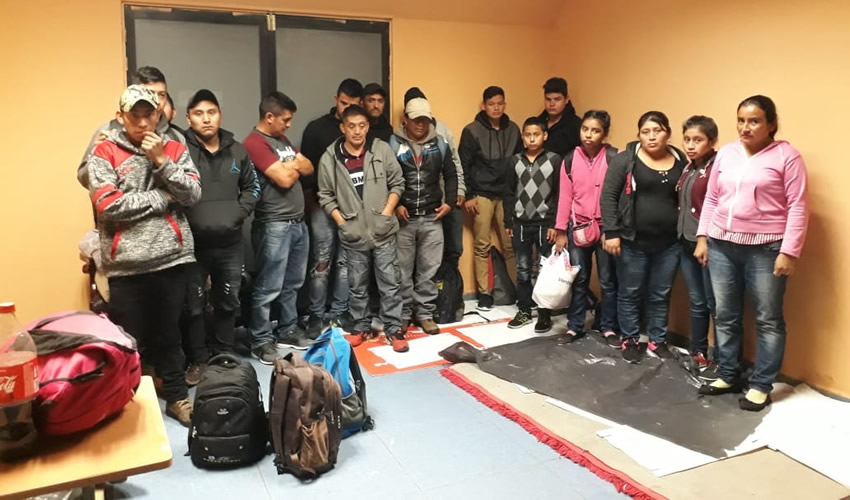 Los centroamericanos fueron encontrados en un domicilio que les hab&iacute;an proporcionado para descansar