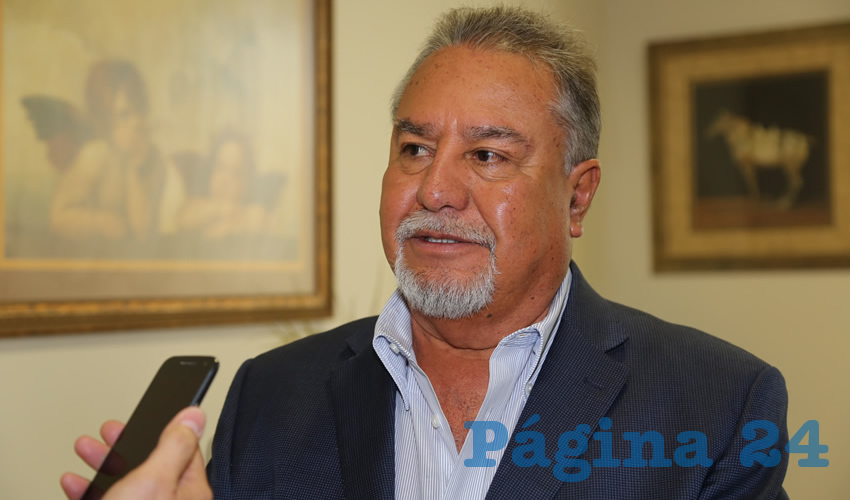 Pedro Gutiérrez Romo, presidente del Consejo Coordinador Empresarial de Aguascalientes (CCEA)