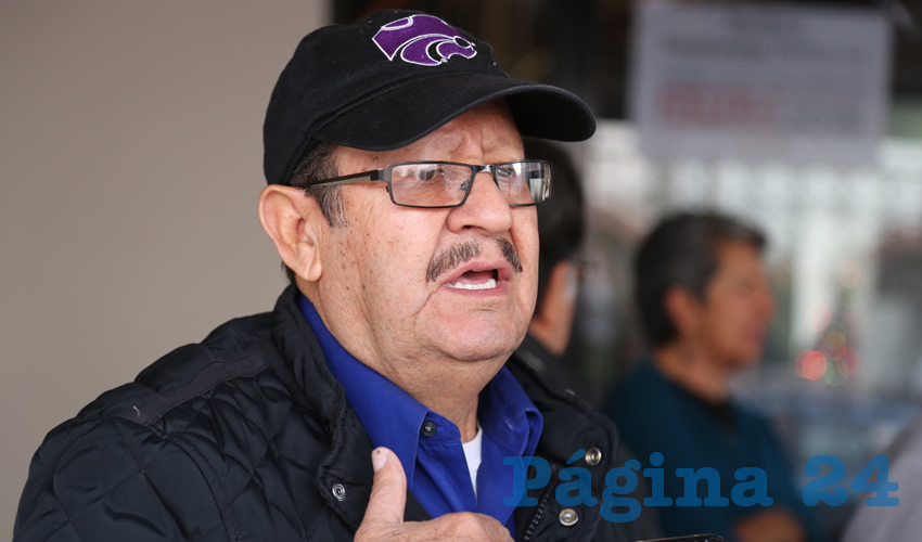 Juan Pedroza Esparza, militante de Morena (Foto: Eddylberto Lu&eacute;vano Santill&aacute;n)