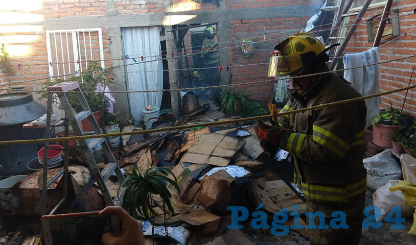 El siniestro ocurrió en la calle Emma Godoy 115, en el fraccionamiento Mujeres Ilustres