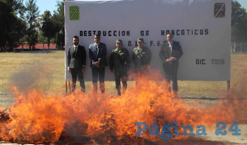 Los narc&oacute;ticos fueron decomisados en diversos operativos de la Fiscal&iacute;a General del Estado
