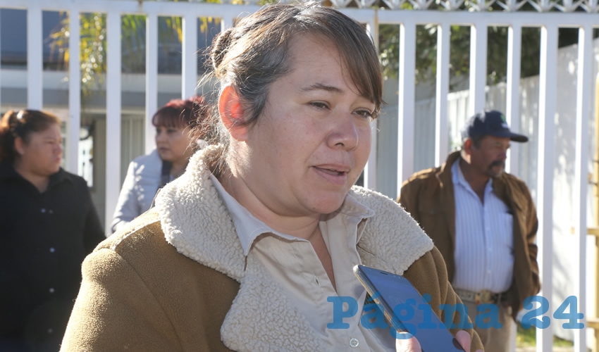 Andrea Rivas de la Red Mujeres Desarrollo, Justicia y Paz