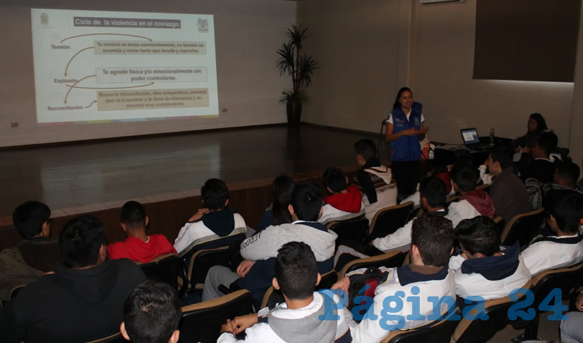 La Secretar&iacute;a de Seguridad P&uacute;blica Municipal (SSPM), a trav&eacute;s de la Direcci&oacute;n de Prevenci&oacute;n del Delito, contin&uacute;a implementando el Programa &ldquo;Qui&eacute;rete, sin violencia es mejor&rdquo;