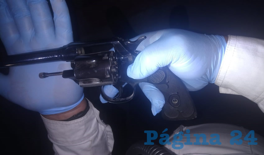 El arma que escondía Gregorio Cortés Pérez