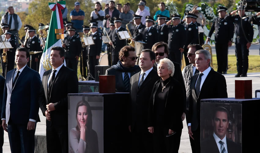 Puebla, Puebla.- Entre los asistentes a la ceremonia estuvo Olga Sánchez Cordero, en representación del presidente de la República (Fotos: Galo Cañas/ Cuartoscuro)