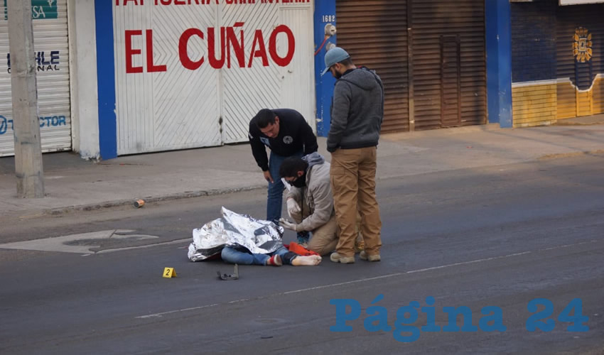 El sujeto, hasta el momento desconocido, encontró la muerte sobre avenida Aguascalientes poniente