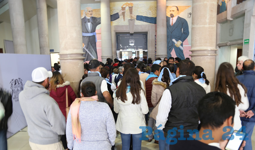 El recinto legislativo result&oacute; insuficiente