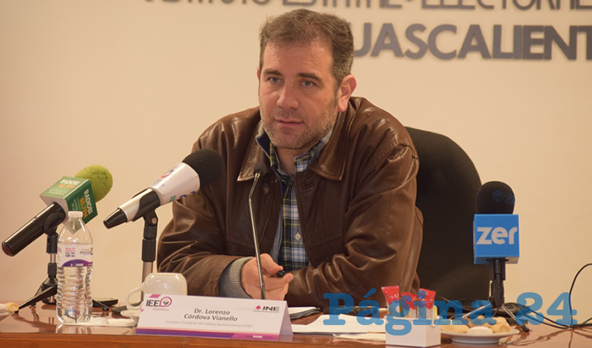 Lorenzo C&oacute;rdova Vianello, presidente del INE