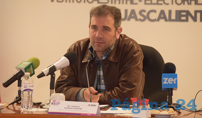 Lorenzo Córdova Vianello, presidente del INE
