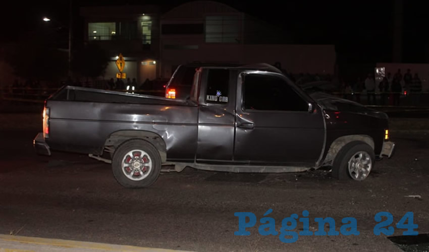 La camioneta Nissan que conduc&iacute;a Ra&uacute;l Mac&iacute;as Sandoval