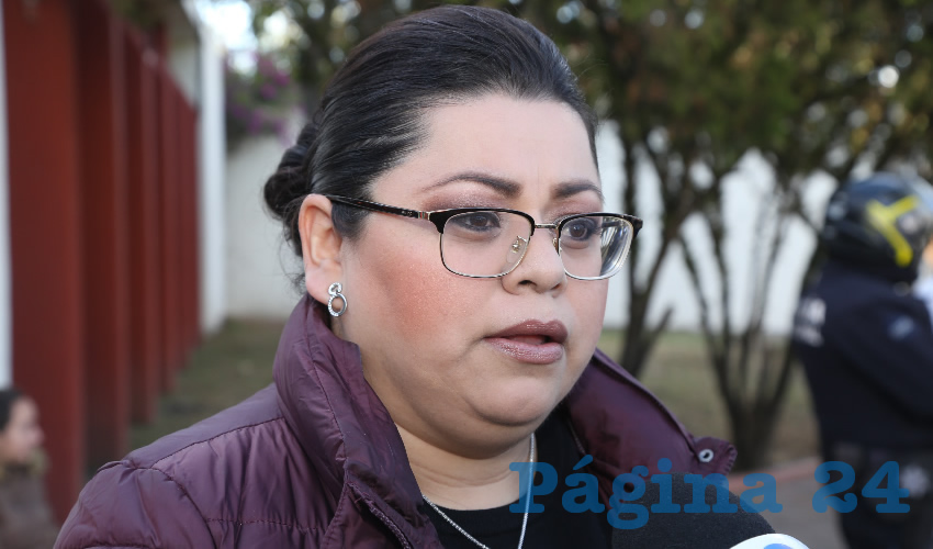 Irais Mart&iacute;nez de la Cruz, presidenta municipal de San Francisco de lo Romo