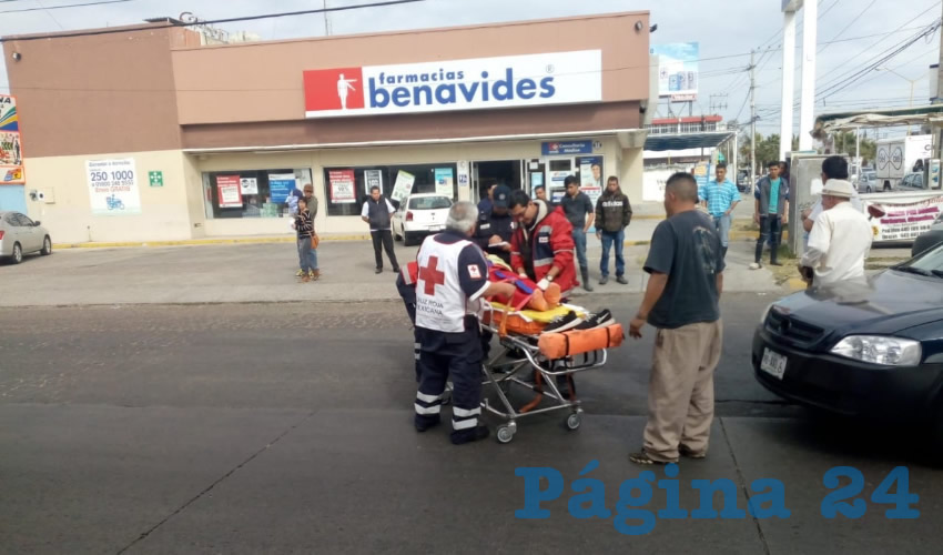 El percance ocurri&oacute; en el cruce de las avenidas Aguascalientes sur y Arqueros