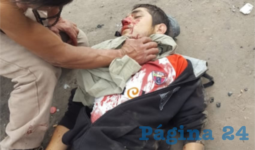 Mario Alejandro Rodríguez Gallardo fue herido en el cuello y se teme por su vida