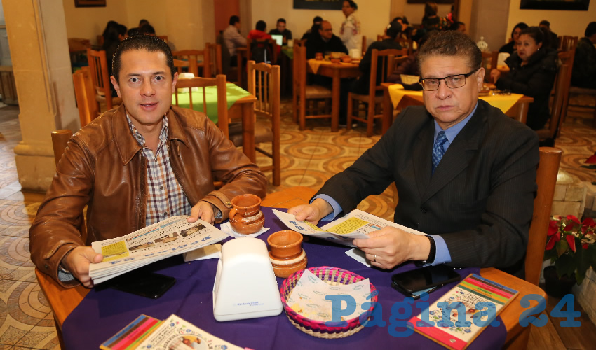 En La Mestiza almorzaron Gustavo Granados Corzo e Isidro Flores Mora