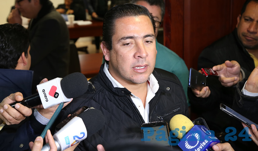 Gustavo Alberto Báez Leos, presidente estatal del PAN (Foto: Eddylberto Luévano Santillán)