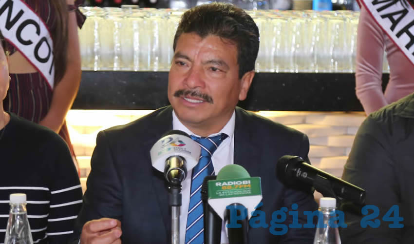 Javier Rivera Luévano, presidente municipal de Rincón de Romos (Foto: Eddylberto Luévano Santillán)