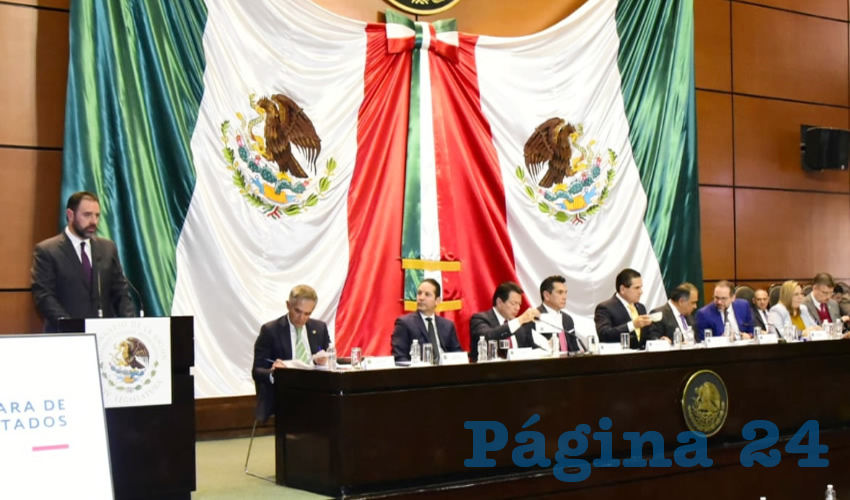 El mandatario participó en la audiencia pública sobre la reforma constitucional de creación de la Guardia Nacional