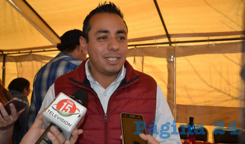 Francisco Soto, jefe del departamento de Comercio y Mercados del Ayuntamiento de Zacatecas (Foto Merari Martínez)