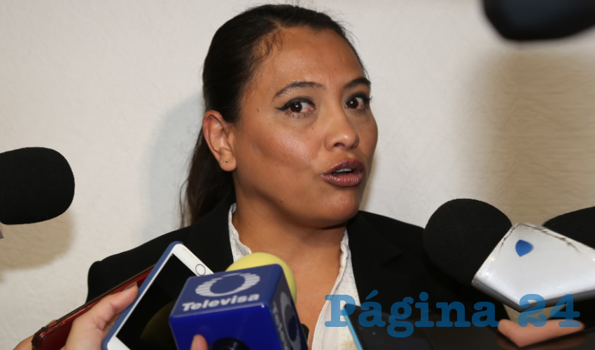Erica Palomino Bernal, diputada local (Foto: Eddylberto Luévano Santillán)