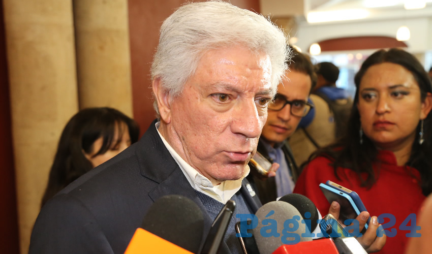 Francisco Javier Hernández Pliego, encargado de despacho del Patronato de la Feria Nacional de San Marcos (Foto: Eddylberto Luévano Santillán)