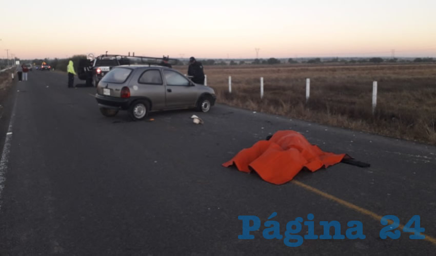 Nicolas Medina Zamora fue atropellado por un auto en una carretera de El Llano