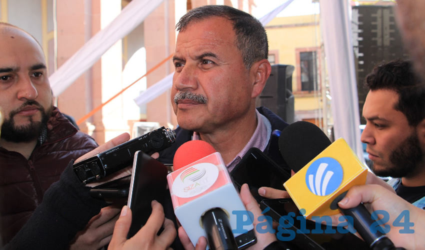 Martín Valenzuela, coordinador municipal de Protección Civil de la capital (Foto Rocío Castro)