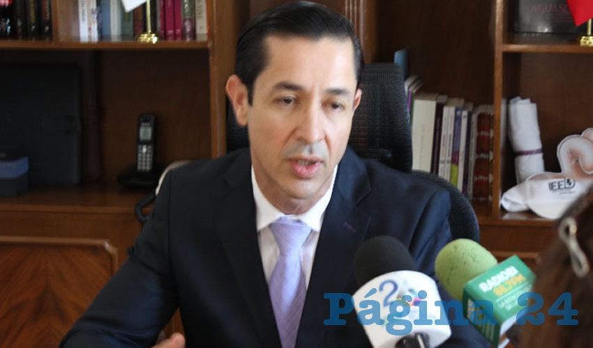 Luis Fernando Landeros Ortiz, consejero presidente del Instituto Estatal Electoral