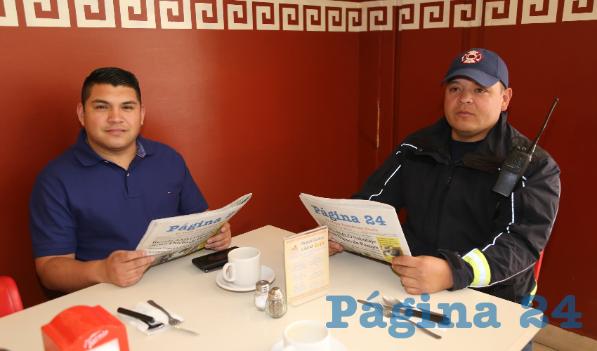En Las Antorchas almorzaron Adriana Ríos Rodríguez y Fabián Ortega Acuña, festejando su cumpleaños