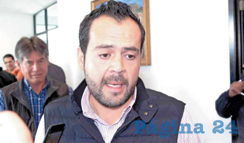 Ulises Mejía Haro, presidente municipal de Zacatecas (Foto Rocío Castro)